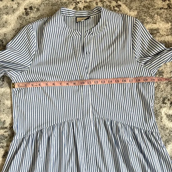 Tuckernuck Women's Striped Royal Shirt Dress Size Medium - Picture 10 of 13